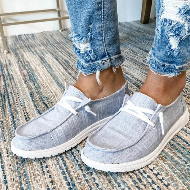 Damen Schnürschuhe Braun Leder Retro - Norvielle