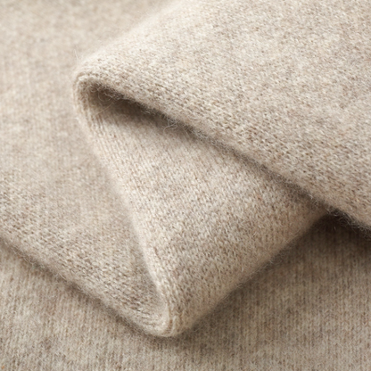 Herren Strickjacke Wollwarm mit Reißverschluss