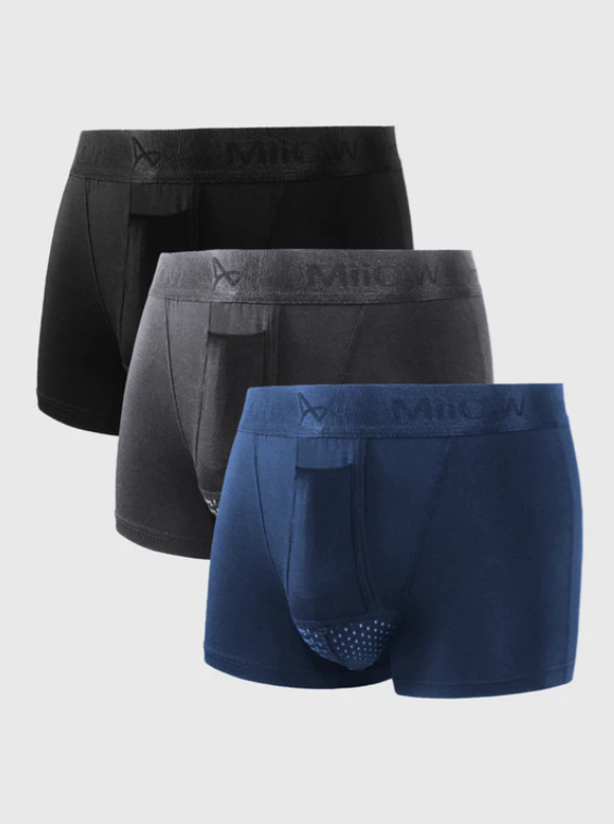 Herren Boxershorts 3er Pack Weiche Baumwolle - Norvielle