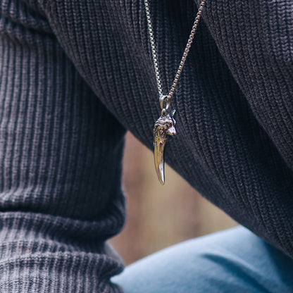 Collier Collier de loup "Ne jamais abandonner" - Odins Hall