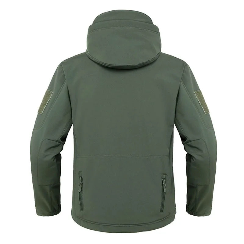 Herren Wanderjacke Wasserdicht Isoliert Fleece