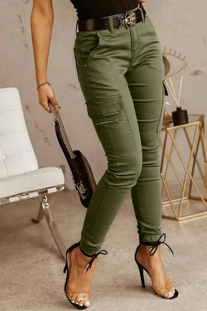 Damen Cargo-Hose Modern Bequem - Norvielle