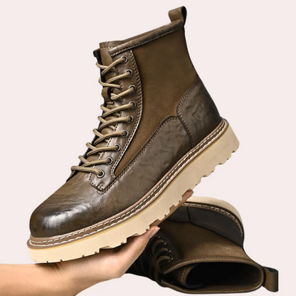 Herren Lederstiefel Elegant Hochwertig