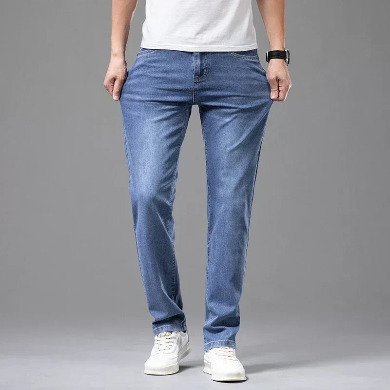 Herren Jeans aus Baumwolle Bequem Elegant