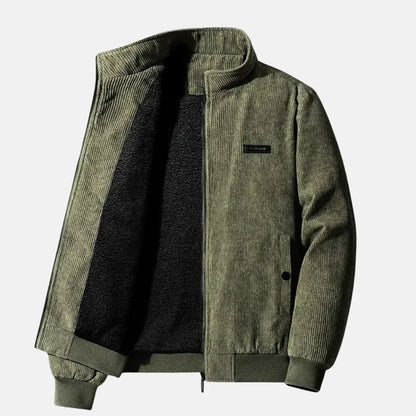 Herren Lederjacke Retro Stil Lässig