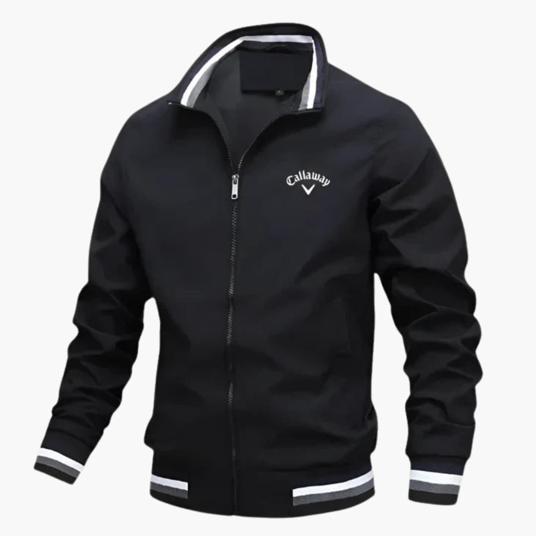 Herren Übergangsjacke Elegantes Design aus Leder oder Nylon