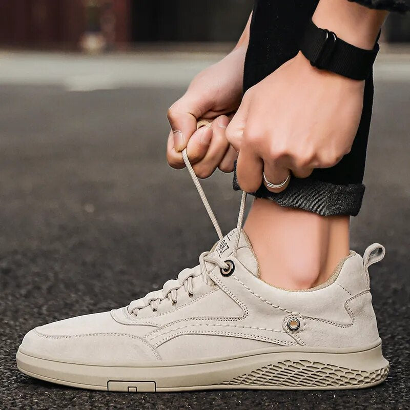 Herren Sneaker Sport Schuhe Wildleder