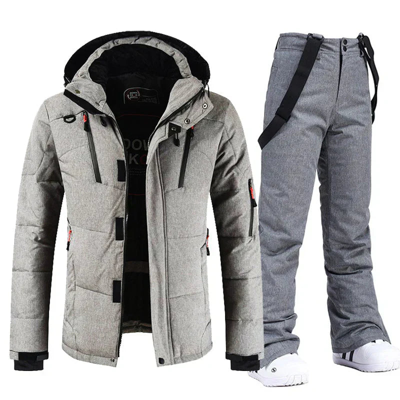 Herren Skianzug Wasserdicht Winddicht Jacke und Hose