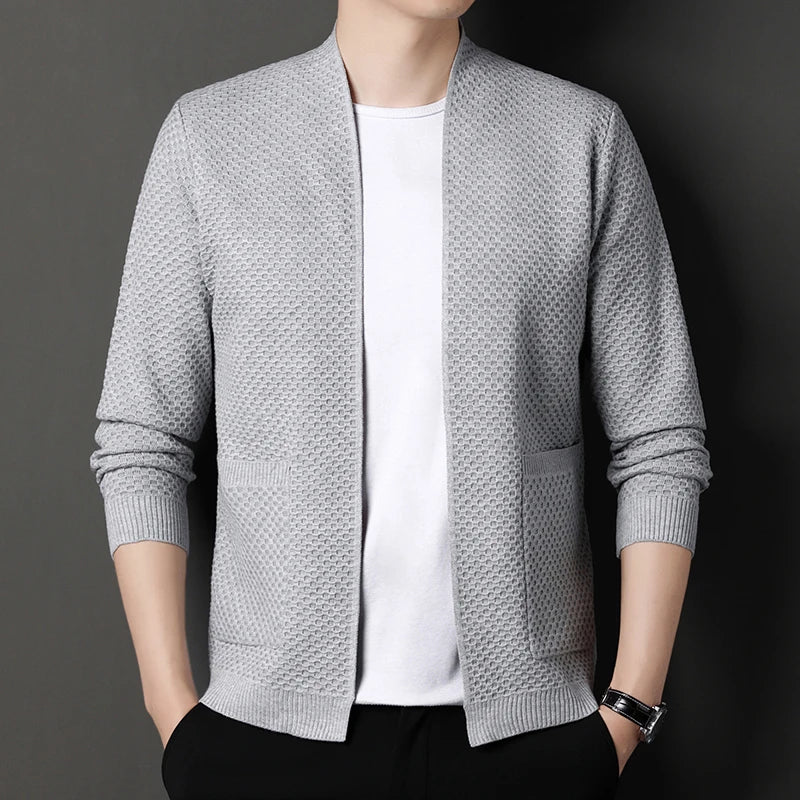 Herren Slimfit Blazer Jacquardmuster