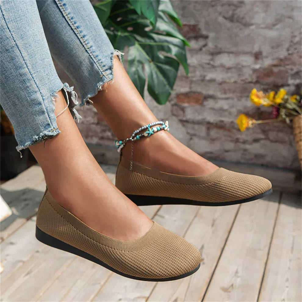 Damen Orthopädische Slip-On Schuhe Bequem