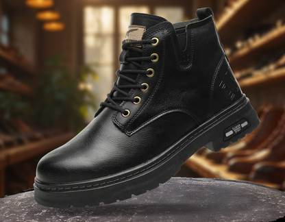 Herren Schnürstiefel Robust Wasserfest