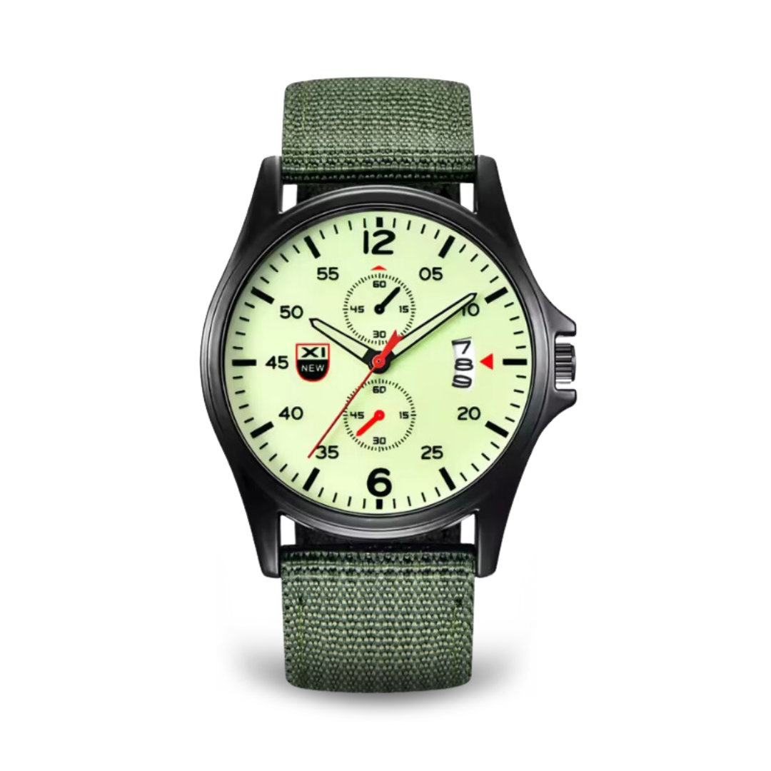 Herren Quarz Uhr Militärstil