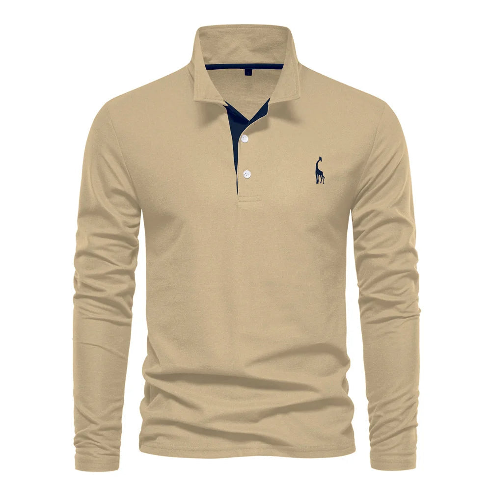 Herren Langarm-Pullover Warm aus Baumwolle