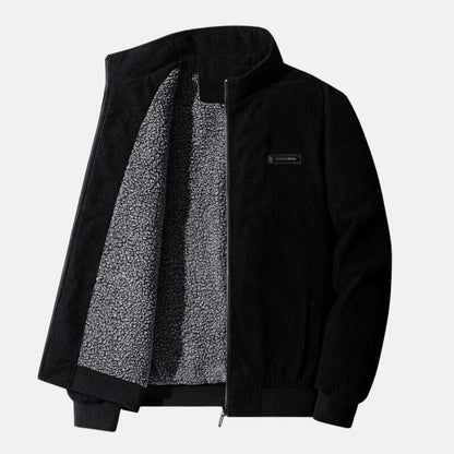 Herren Lederjacke Retro Stil Lässig