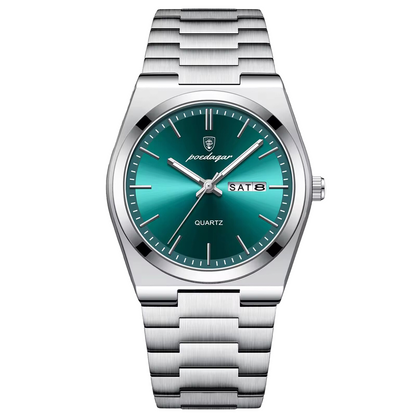 Herrenuhr Edelstahl 41mm Schwarz Elegant - Norvielle