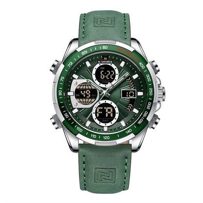 Herren Edelstahl Armbanduhr Marine Chrono
