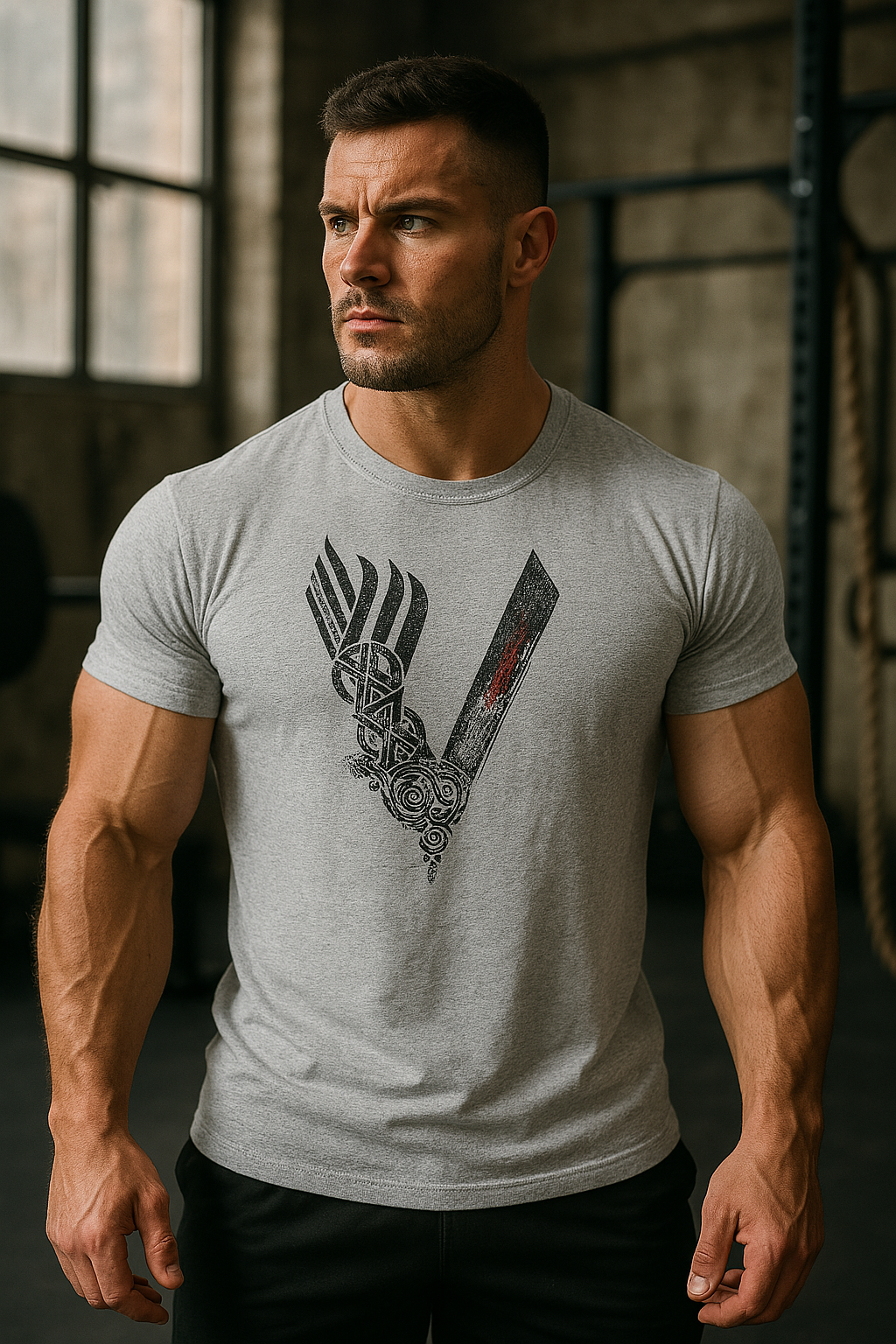 Herren T-Shirt Baumwolle Leicht Bequem Weiss