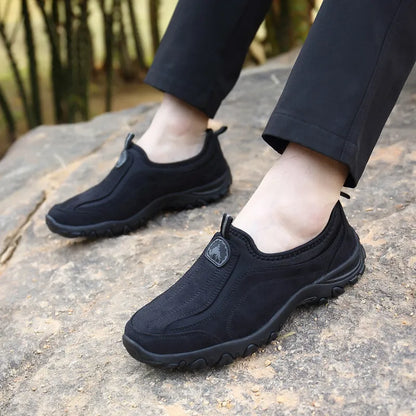 Herren Wanderschuhe mit Fußgewölbe-Stütze Bequem