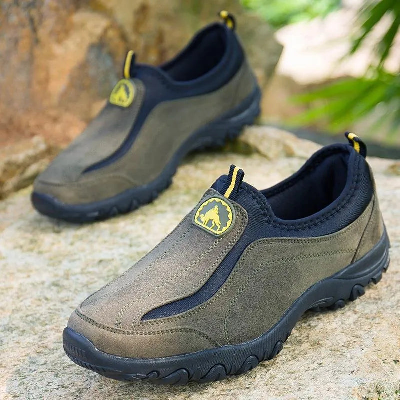 Herren Wanderschuhe mit Fußgewölbe-Stütze Bequem