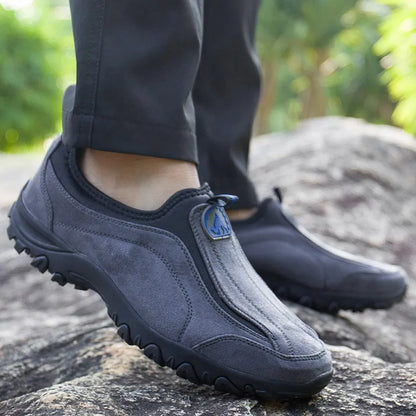 Herren Wanderschuhe mit Fußgewölbe-Stütze Bequem