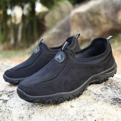 Herren Wanderschuhe mit Fußgewölbe-Stütze Bequem