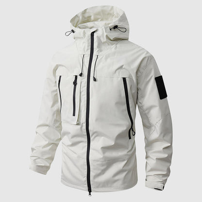Herren Outdoor Jacke Wasserfeste Kapuzenjacke