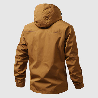 Herren Outdoor Jacke Wasserfeste Kapuzenjacke