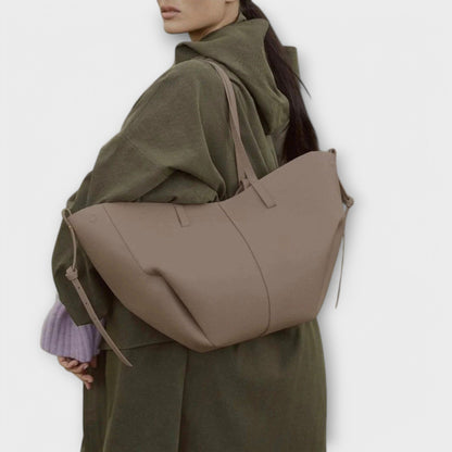 Damen Großtasche Geräumig Alltag Leder