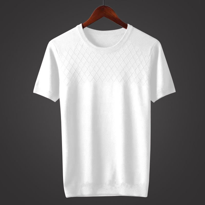 Herren-Shirt Atmungsaktiv Leicht Rundhals Weich