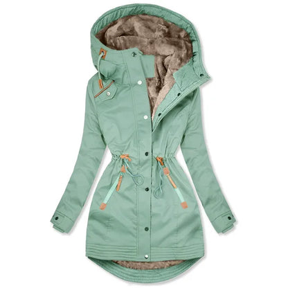 Damen Parka Wetterfest Warm Isoliert