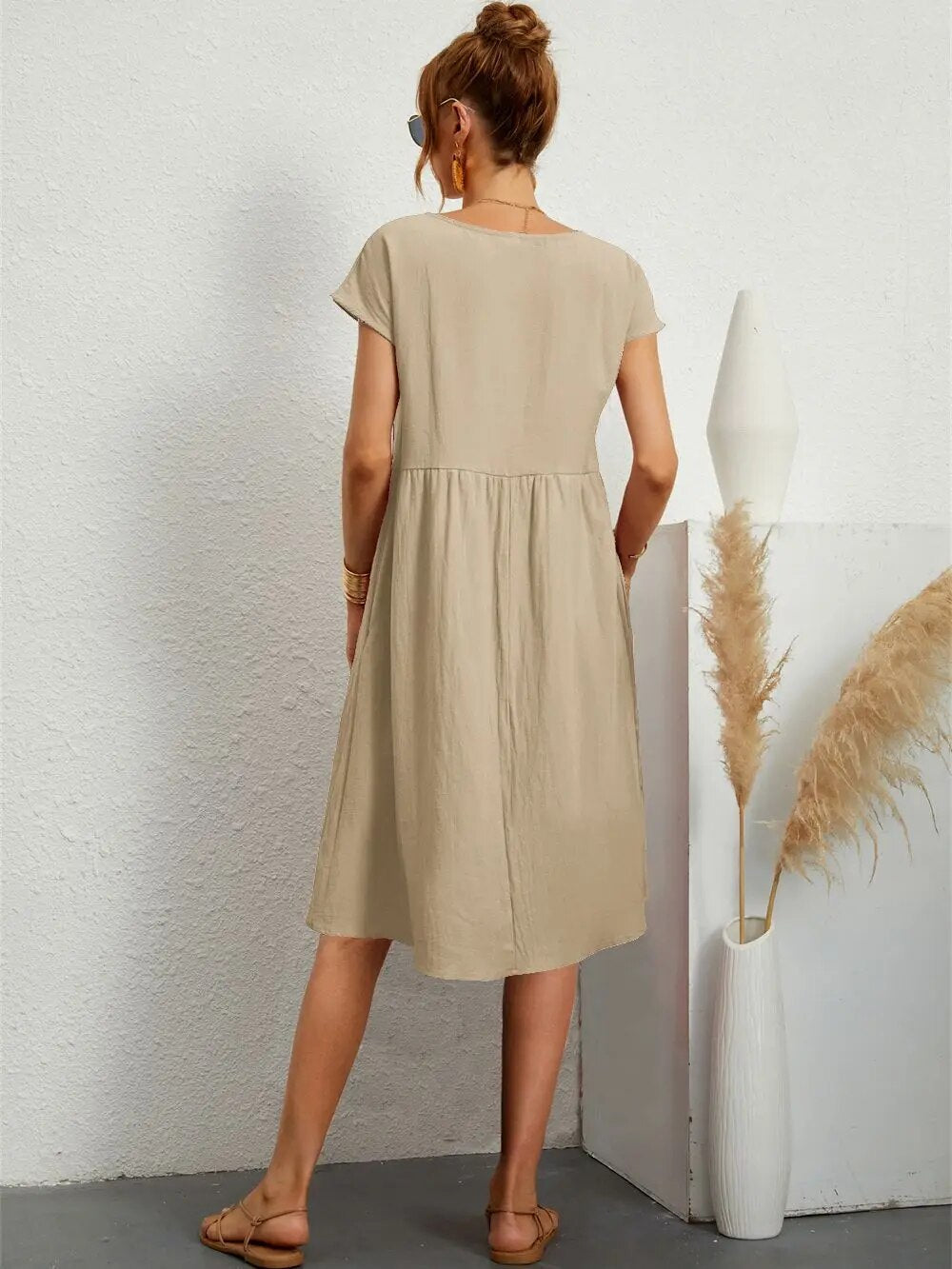 Damen Sommerkleid Elegantes Kleid Trendfarben