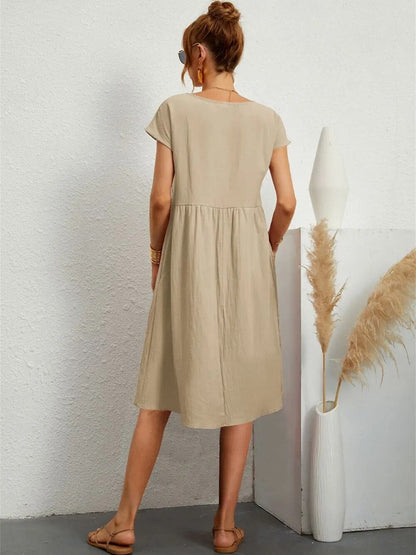 Damen Sommerkleid Elegantes Kleid Trendfarben