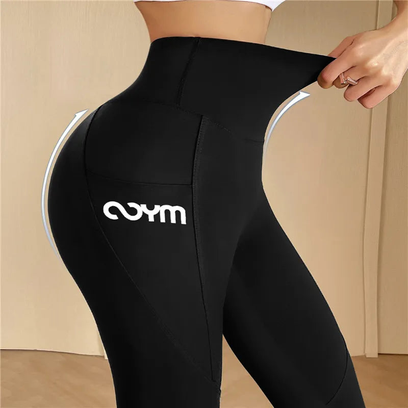 Damen Sportleggings Mit Tasche Für Yoga