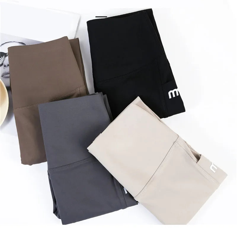 Damen Sportleggings Mit Tasche Für Yoga