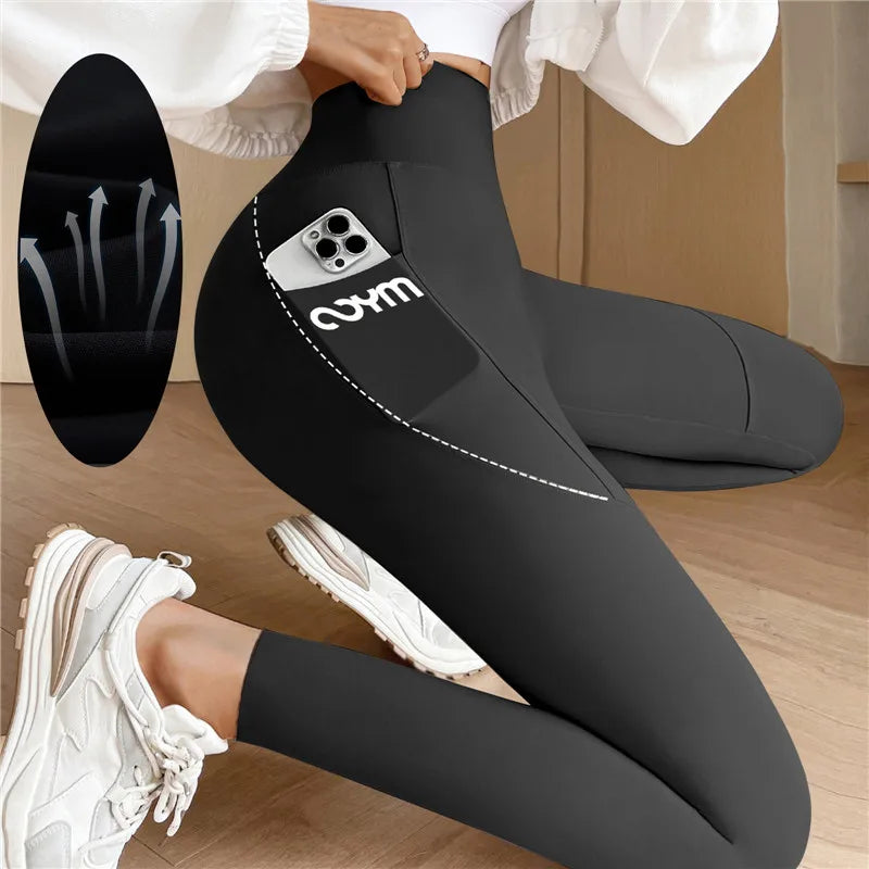 Damen Sportleggings Mit Tasche Für Yoga - Norvielle