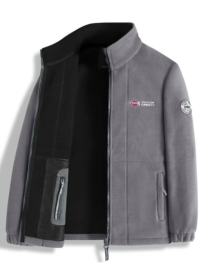 Herren Winterjacke Warm Reißverschluss