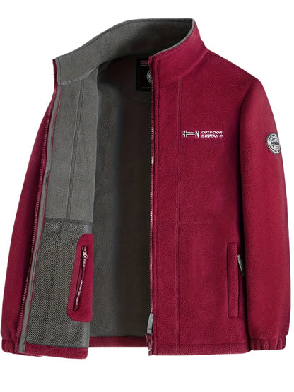 Herren Winterjacke Warm Reißverschluss