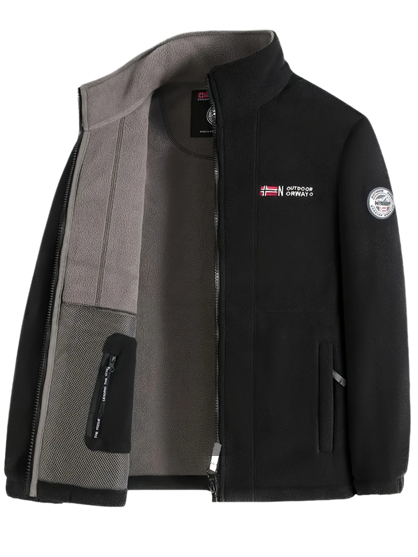 Herren Winterjacke Warm Reißverschluss