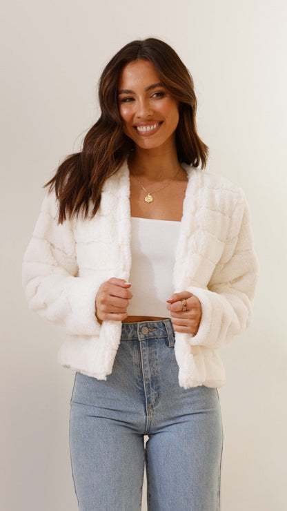 Damen Kurzjacke Modern Offen - Norvielle