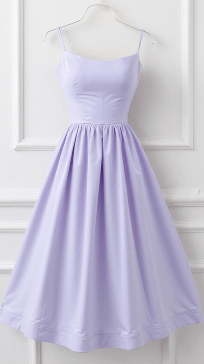 Damen A-Linie Midikleid Ascot Stil Elegantes Kleid