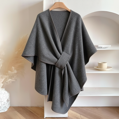 Damenweste Wickel-Design mit Gürtel Tailliert