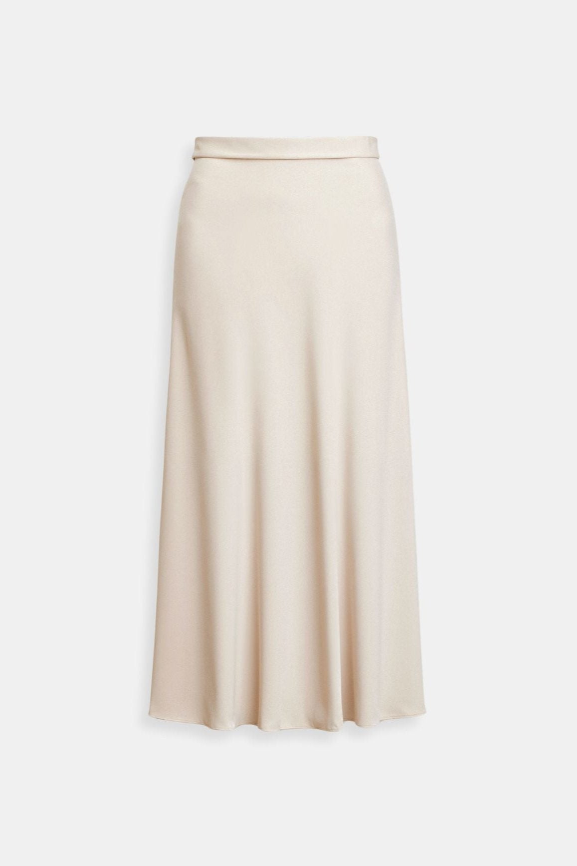 Damen Hochtaillierter Maxirock Fließend Elegant