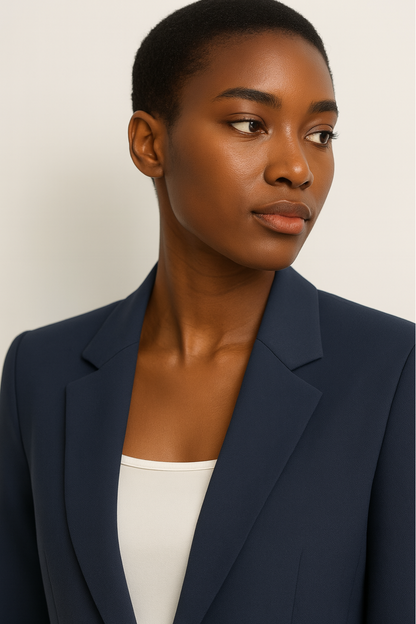Damen Hosenanzug Set Elegant Gerade