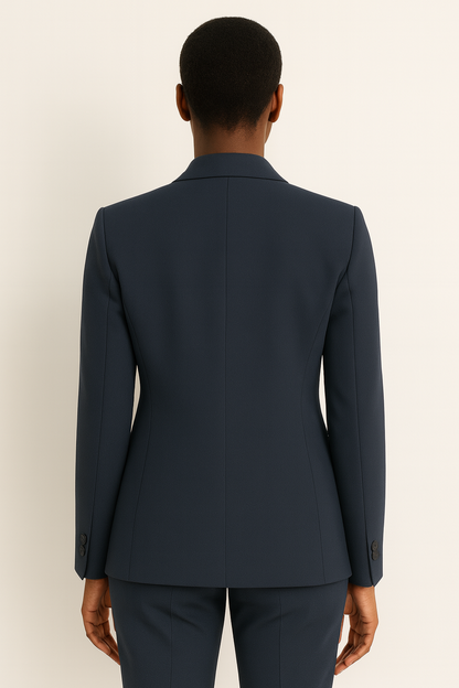 Damen Hosenanzug Set Elegant Gerade