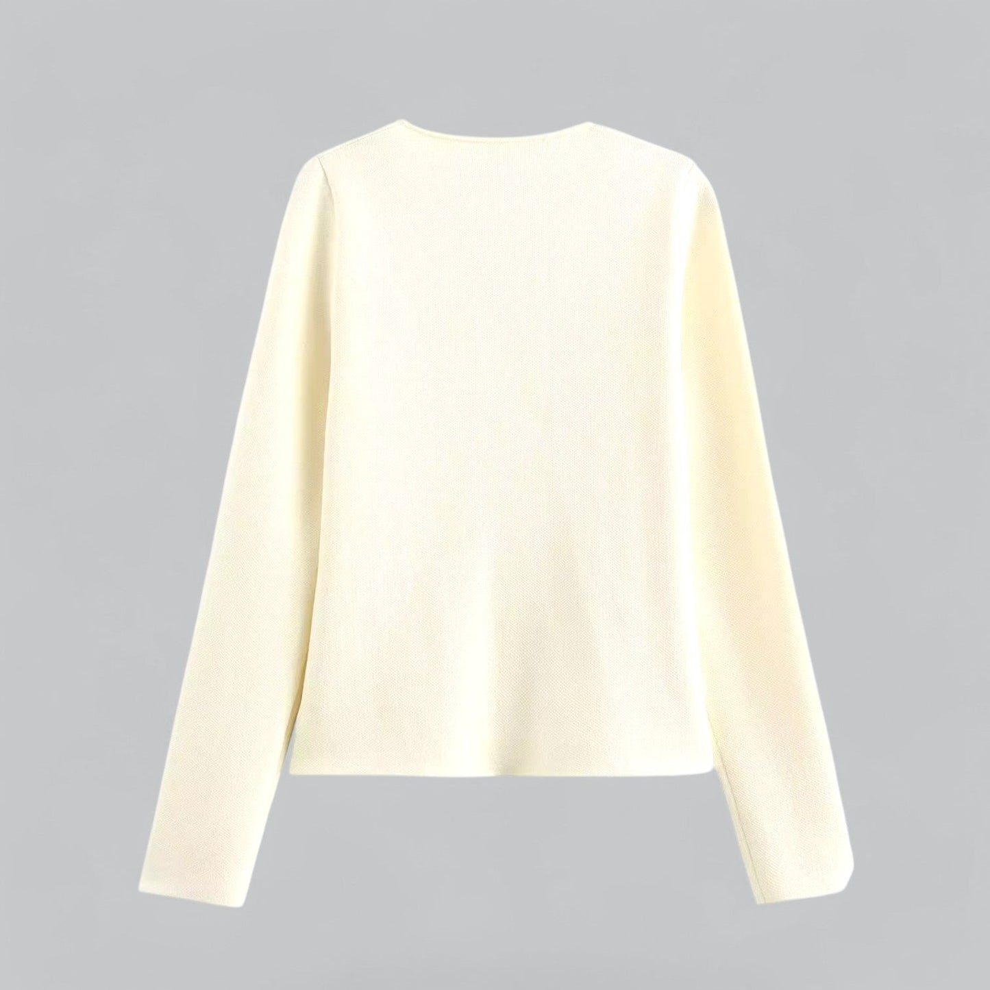 Damen Cardigan Mit Knöpfen Frühjahr Farblich Neutral