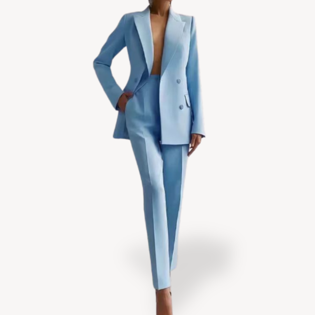Damen Anzug-Set Eleganter Langblazer Maßgeschneidert