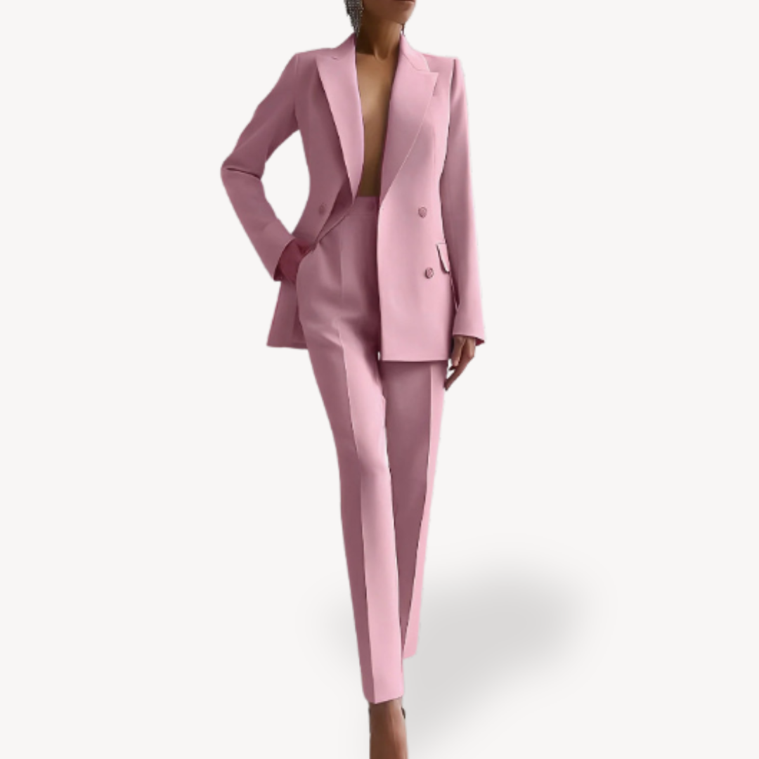 Damen Anzug-Set Eleganter Langblazer Maßgeschneidert