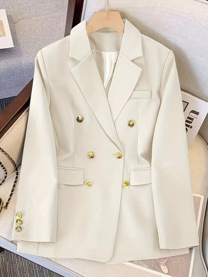 Damen Doppelreihenblazer Maßgeschneidert Elegant
