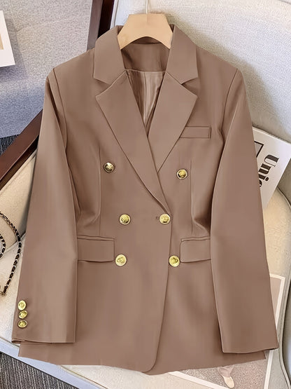 Damen Doppelreihenblazer Maßgeschneidert Elegant