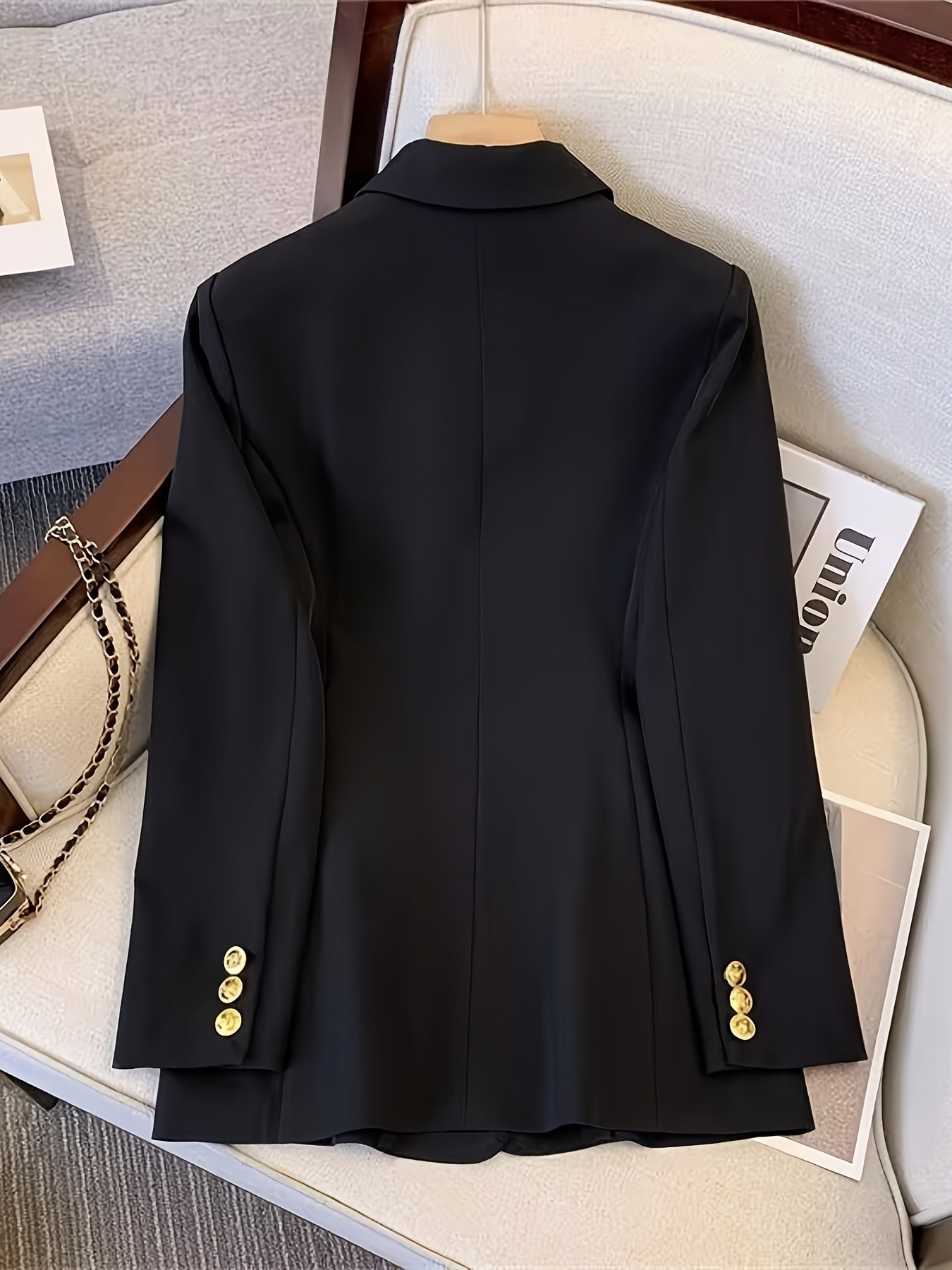 Damen Doppelreihenblazer Maßgeschneidert Elegant
